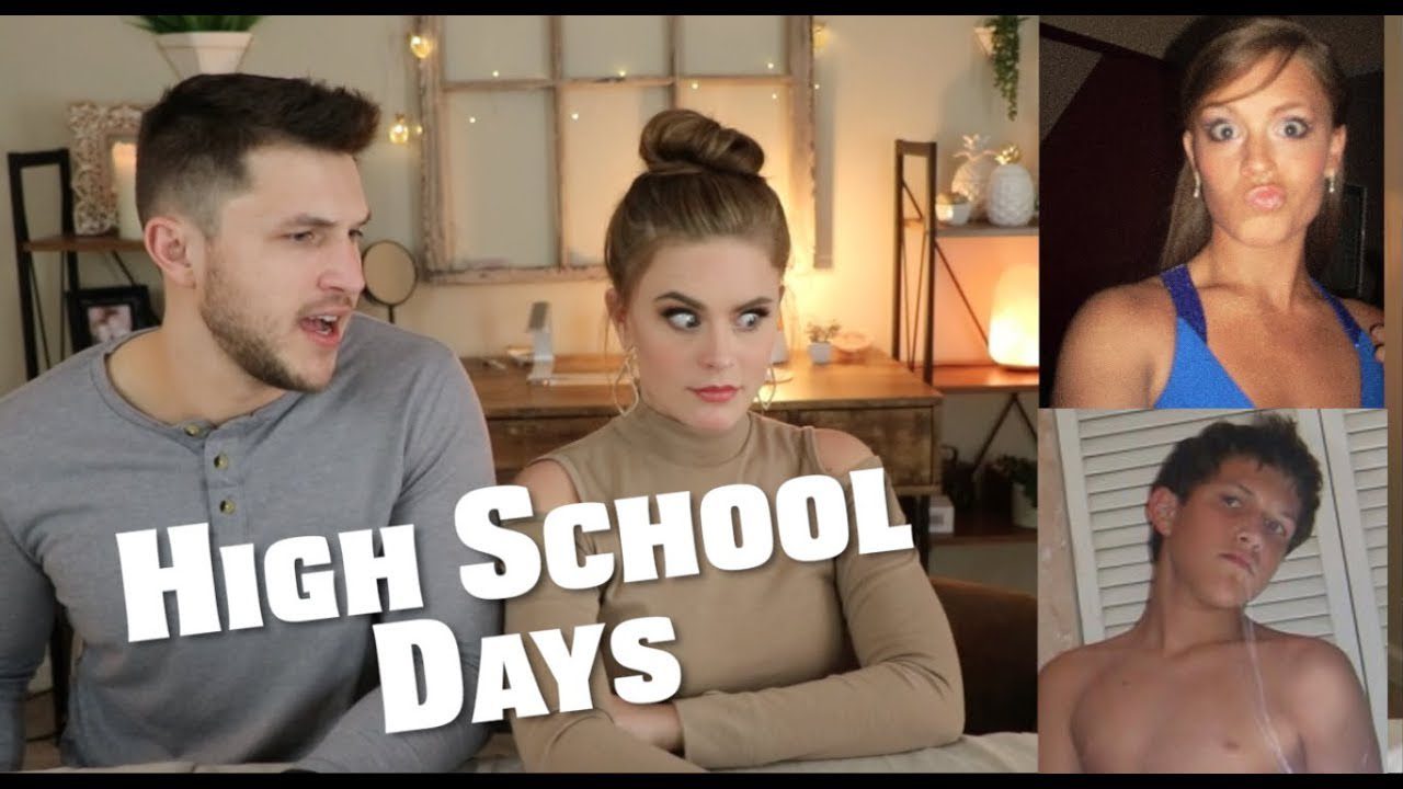 REACTING TO OUR HIGH SCHOOL PICS! *CRINGE*