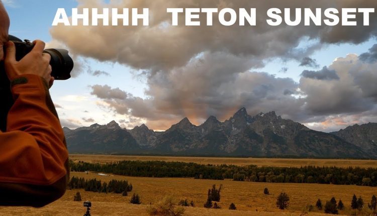 Landscape Photography | Dramatic Sunset in the Tetons