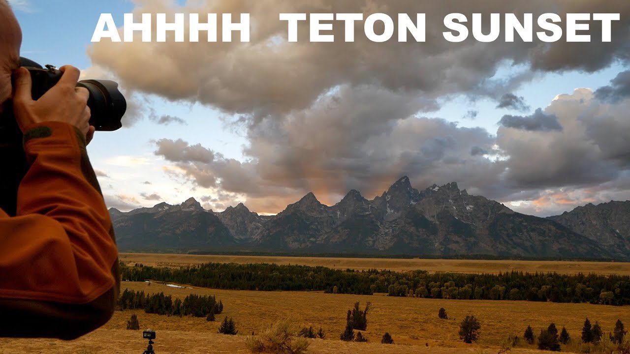 Landscape Photography | Dramatic Sunset in the Tetons