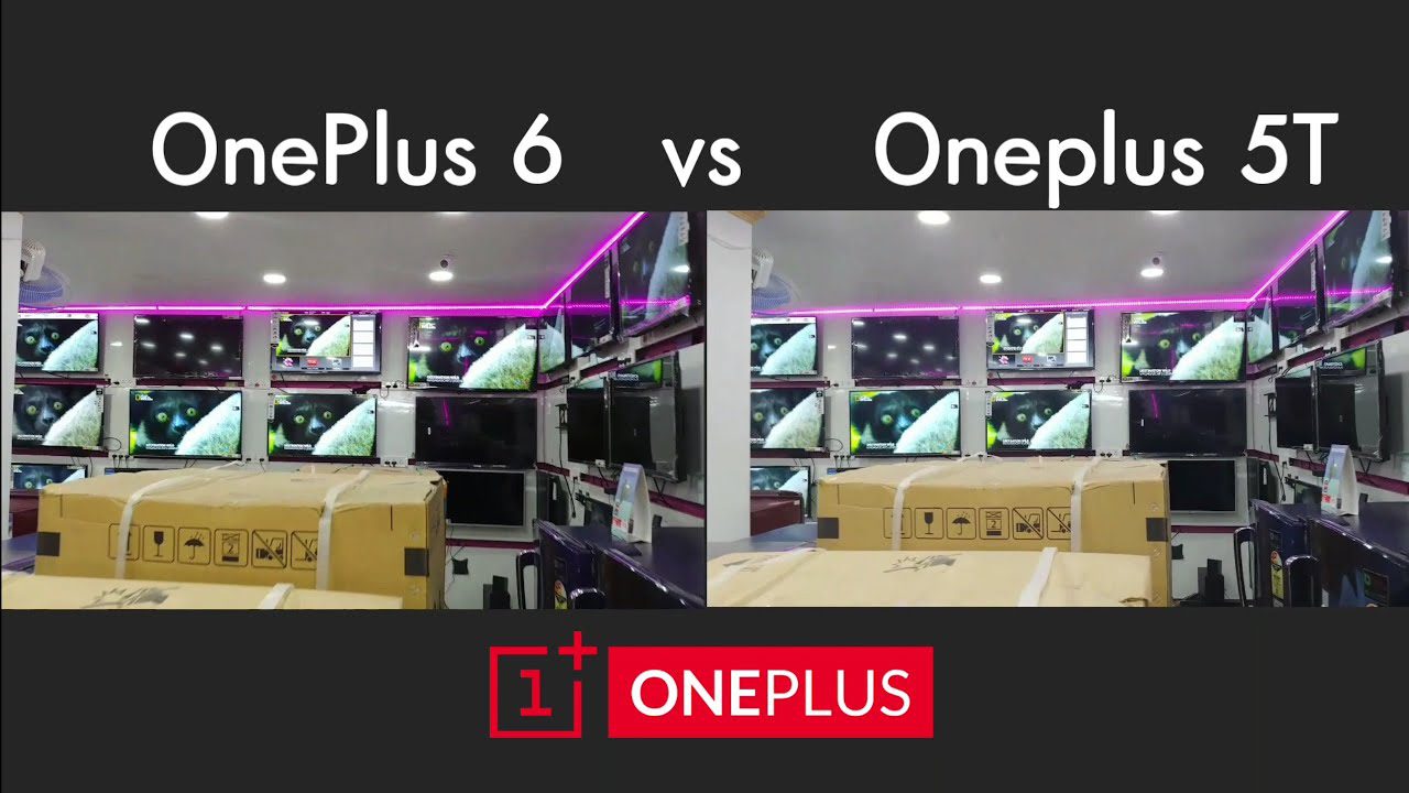 Oneplus 6 vs Oneplus 5T Low light video & photo camera test comparison