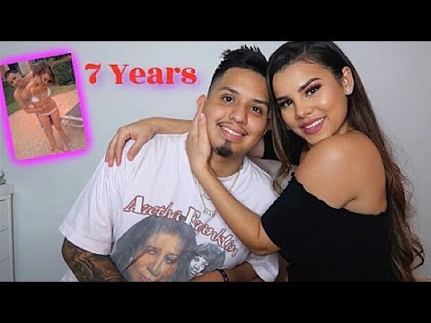 REACTION To Our High School Photos Together !! ** 7 YEARS TOGETHER**