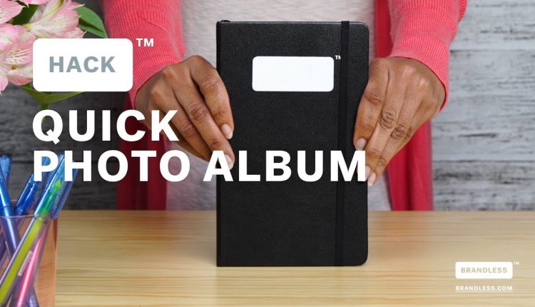 Brandless Hack: How to Make a DIY Photo Album