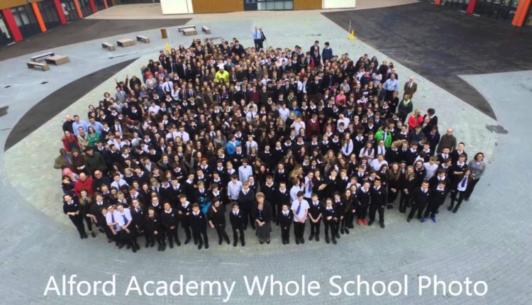 Alford Academy Whole School Photo (Informal) April 2016