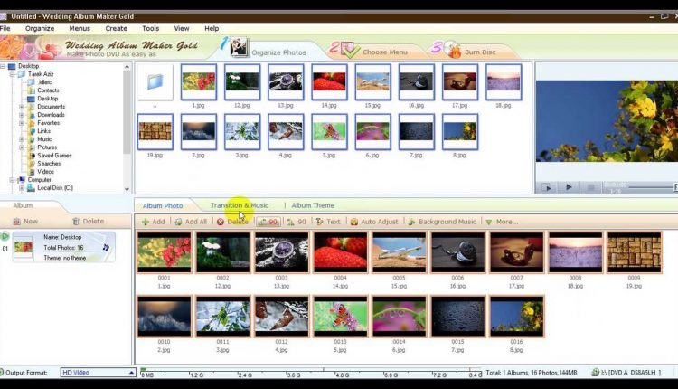 Using wedding album maker gold (in Bangla)