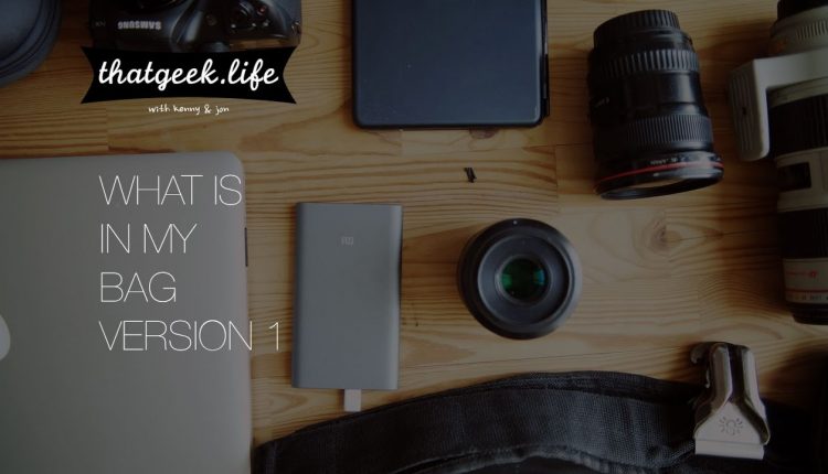 What's In My Bag V1 - Wedding shoot at Maldives