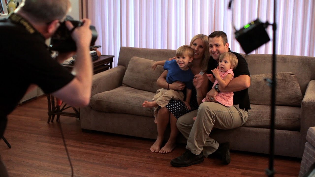 How to Shoot Family Portraits Inside | Portrait Photography