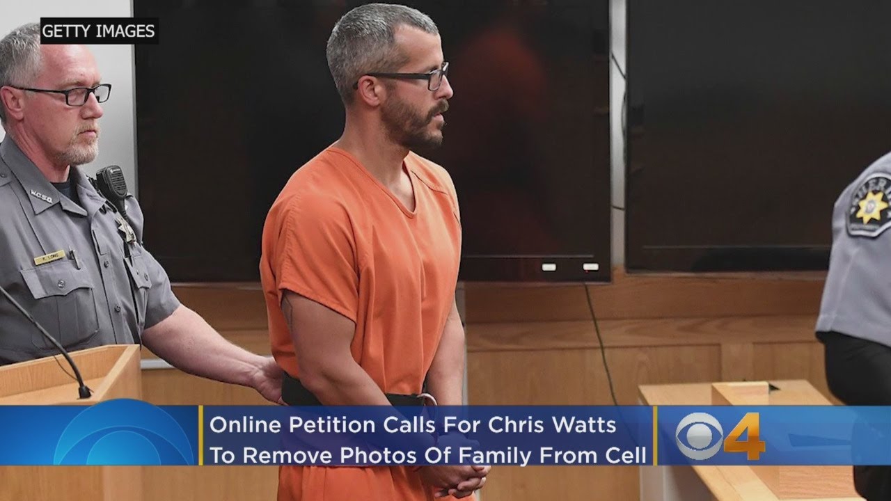 Online Petition Calls For Chris Watts To Remove Photos Of Murdered Family From Cell