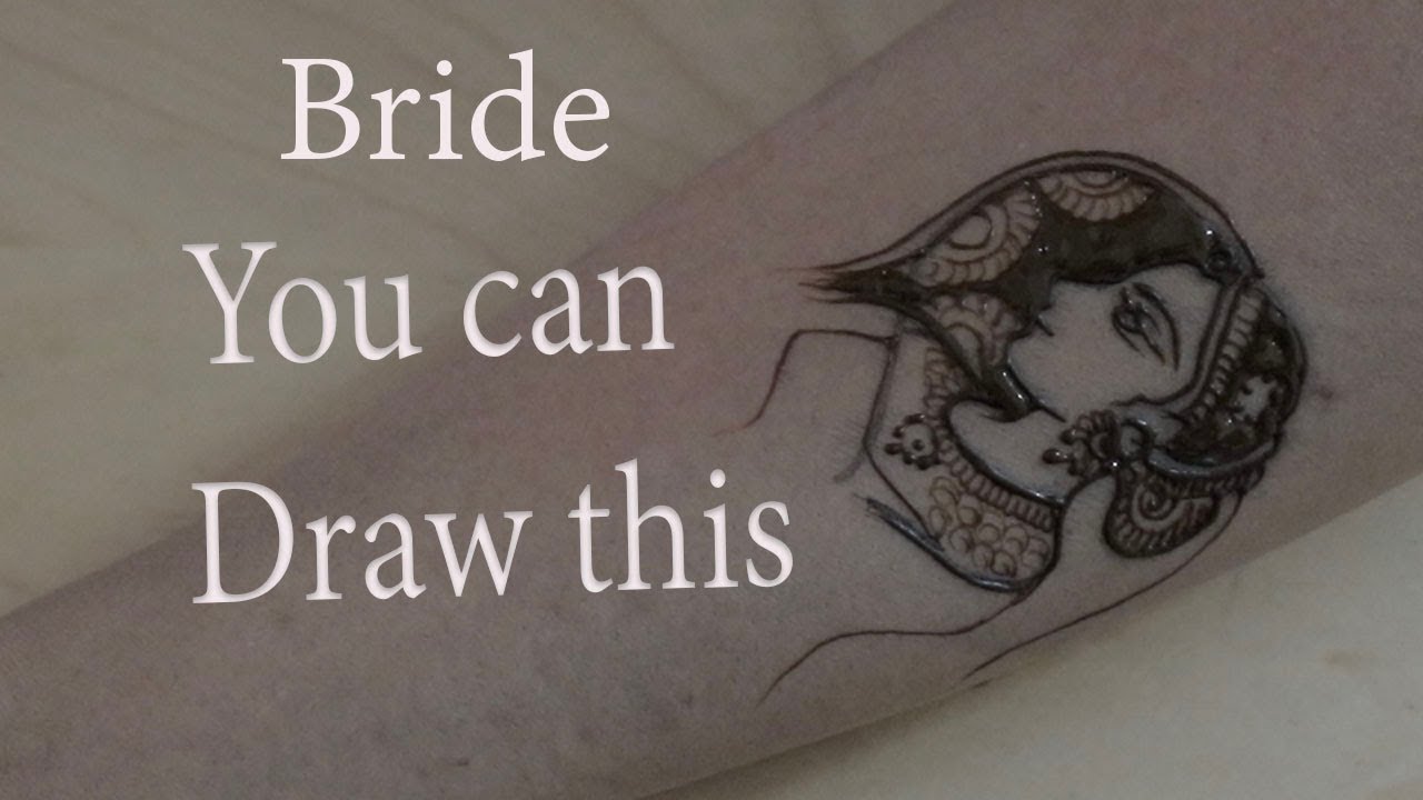 Anyone can draw bride in bridal mehendi henna design : product launch
