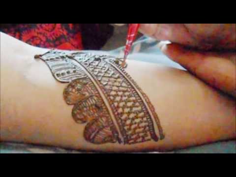Indian Full Hand Bridal Mehendi Part 1-How To Make Bridal Henna Mehndi Design On Hand