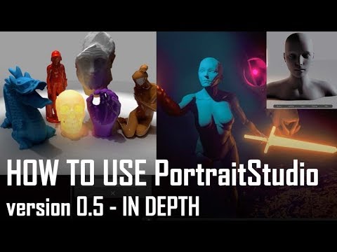 How to use PortraitStudio (Version 0.5)