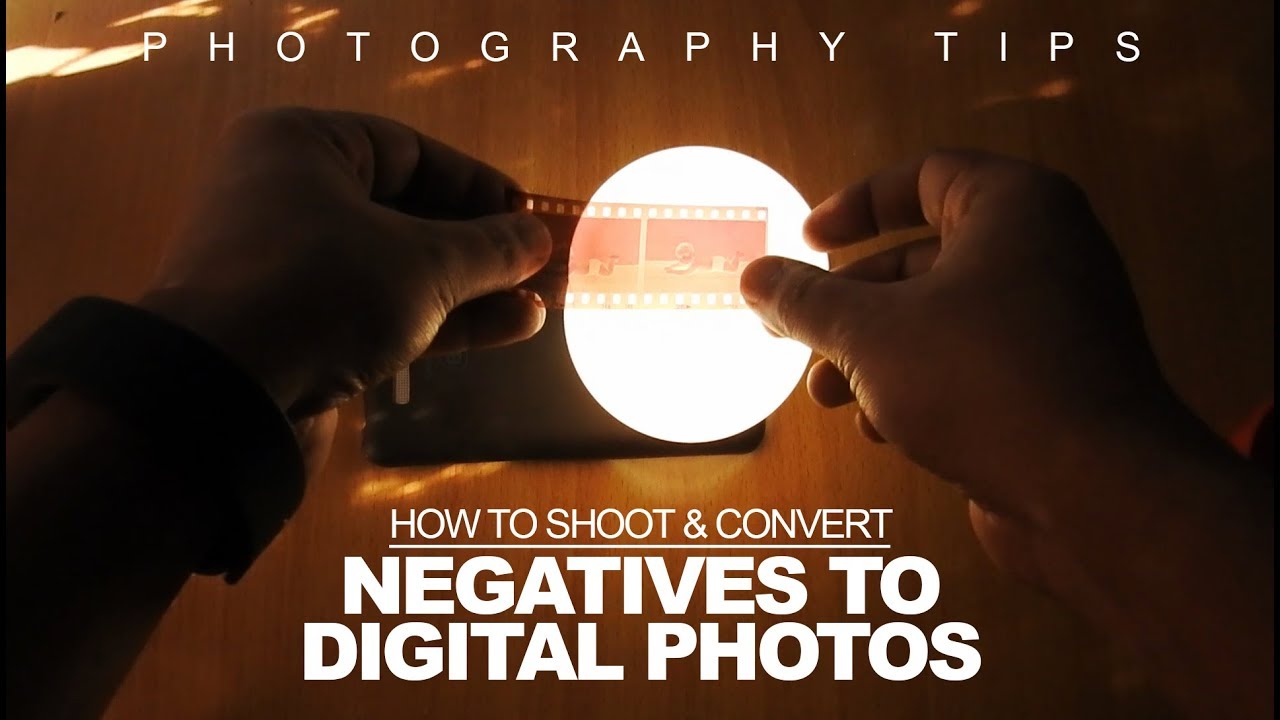 [DIY] How to Shoot & Convert Film Negatives to Digital Photo With DSLR/Smartphone at Home