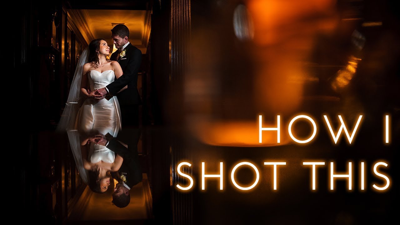 How I shot this - Off camera flash wedding portrait with candles
