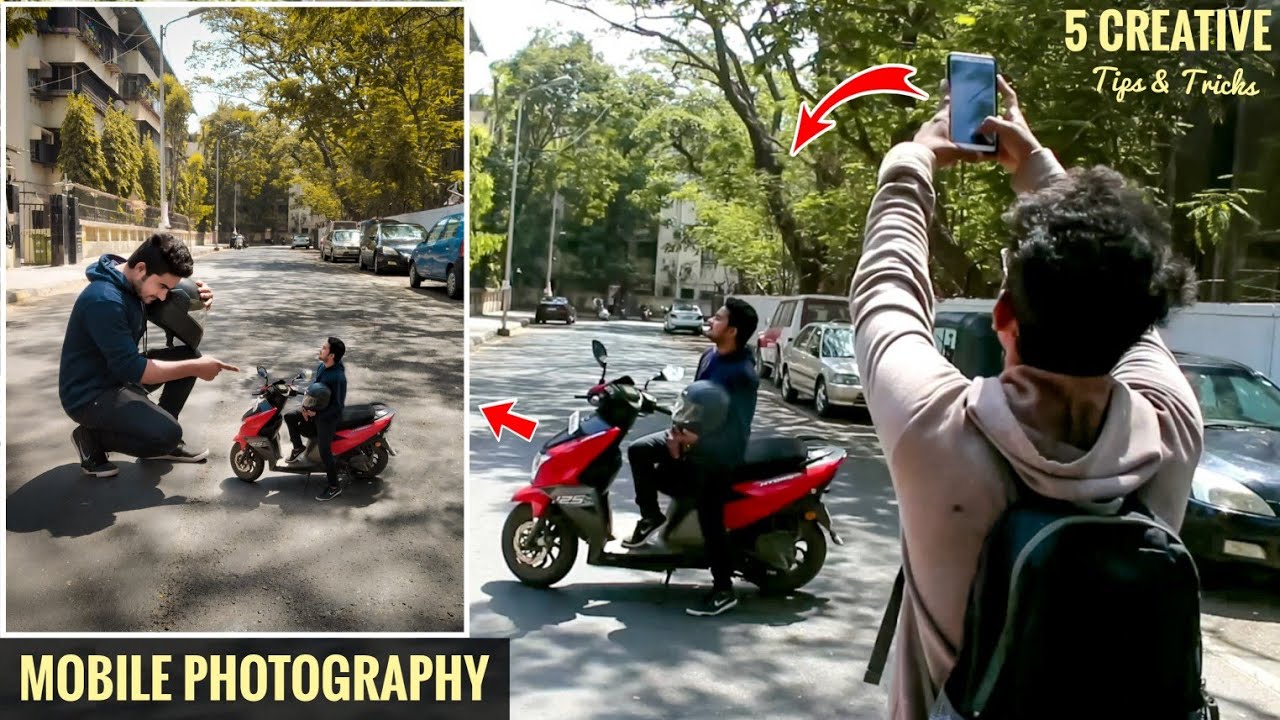 5 CREATIVE Mobile Photography Tips And Tricks With Creative Ideas Step By Step In Hindi 2019