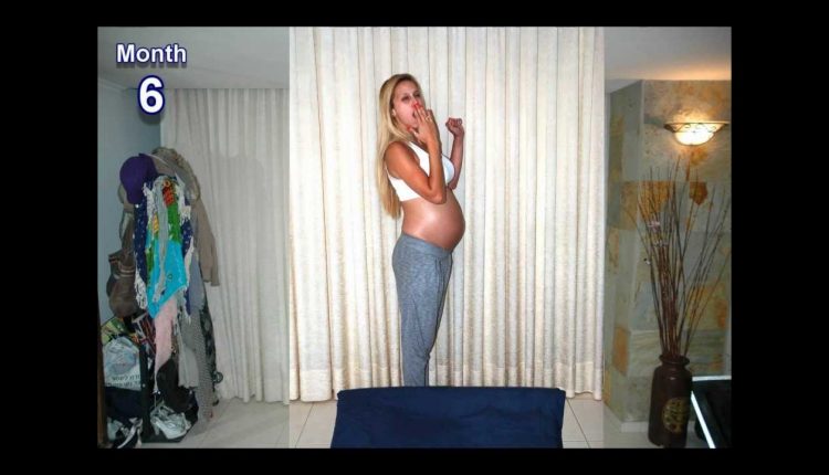 9 months in 1000 pictures stop motion (Pregnancy time lapse!) - Osher, Tomer and Baby Emma