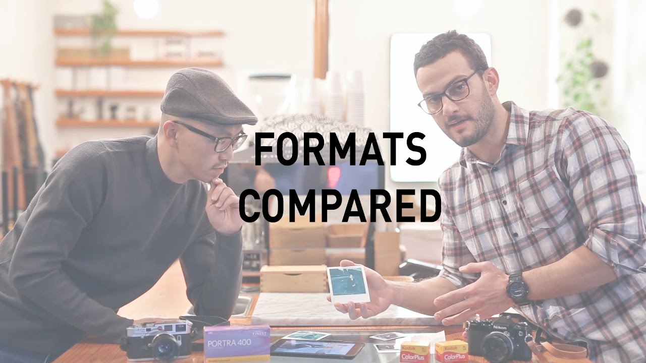 Popular photography formats compared