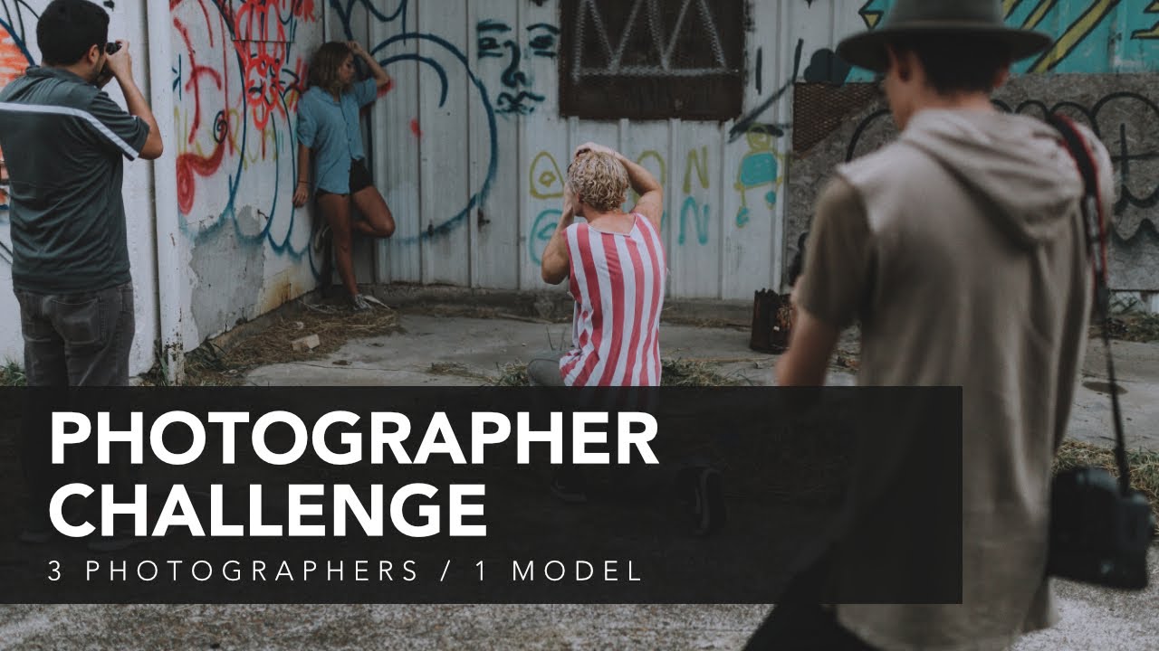 Photographer Challenge / 3 Photographers shoot the same model.