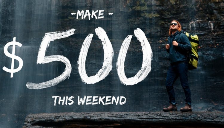 Make $500.00 this WEEKEND with PHOTOGRAPHY!