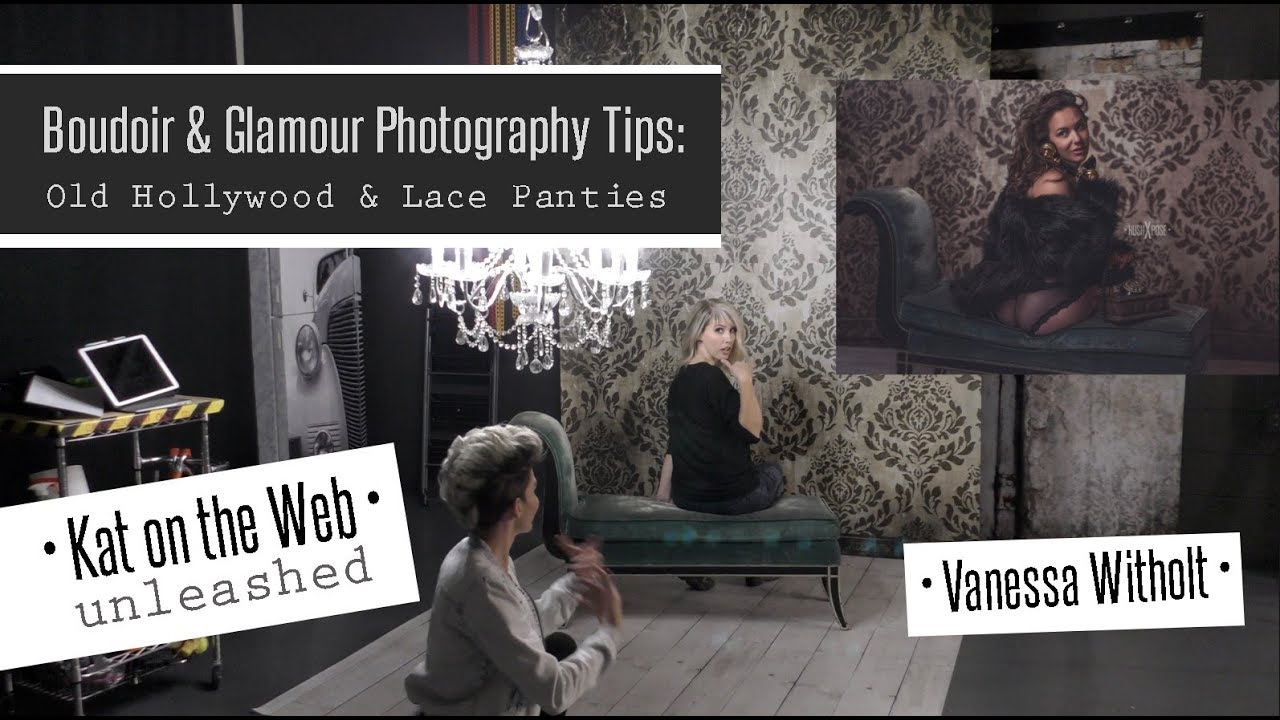 Boudoir & Glamour Photography Tips:  Old Hollywood & Lace Panties | Studio Backdrops Kat Armendariz