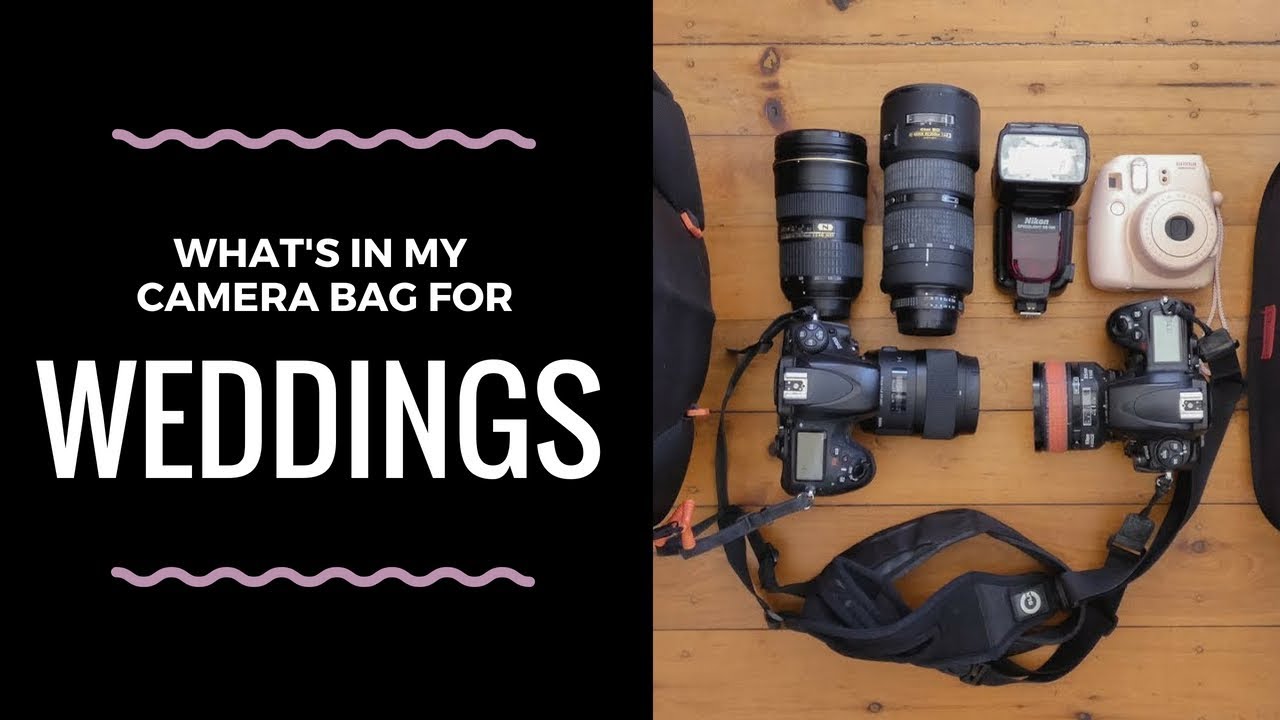 What's In My Camera Bag: Wedding Photography Essentials