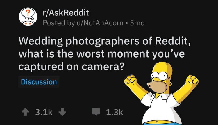 Wedding Photographers Share The Worst Thing They've Caught On Camera