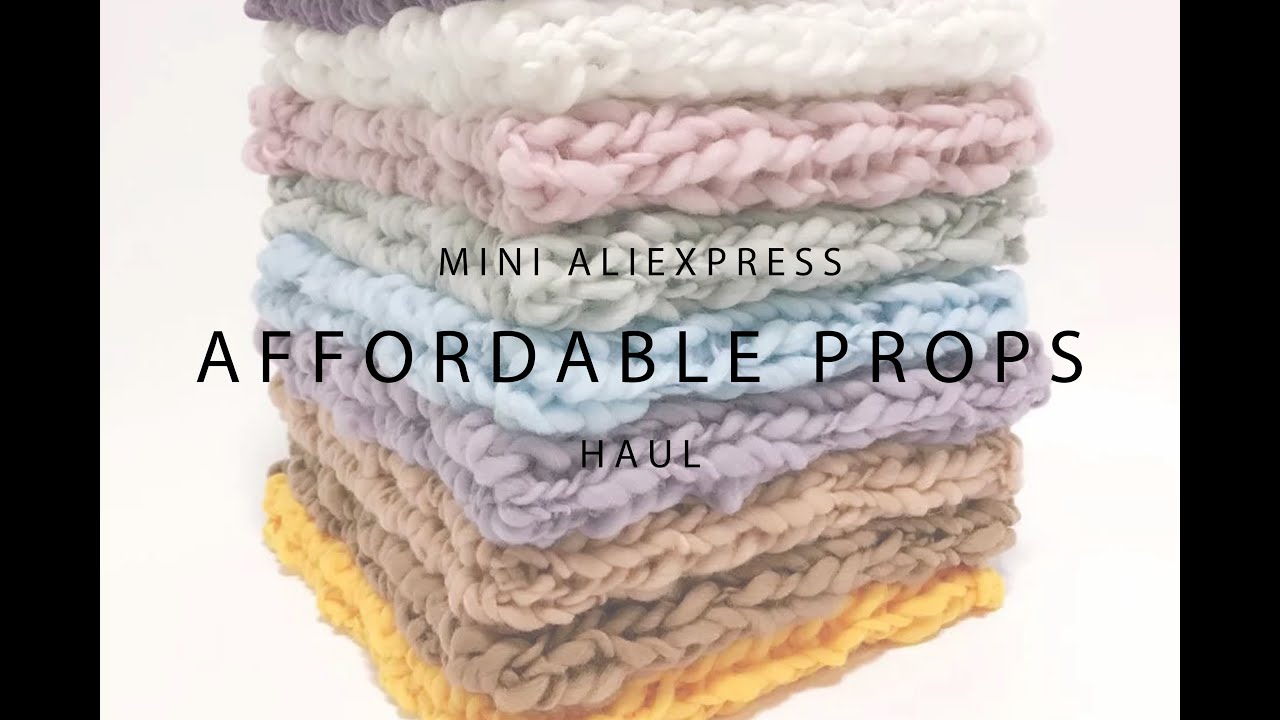 Mini ALIEXPRESS Haul for Newborn Photographers | Affordable Thick and Thin Bump Blankets | VLOG 17