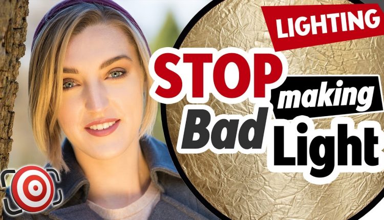 How to use a REFLECTOR the right way!  STOP using REFLECTORS to make bad outdoor portrait lighting