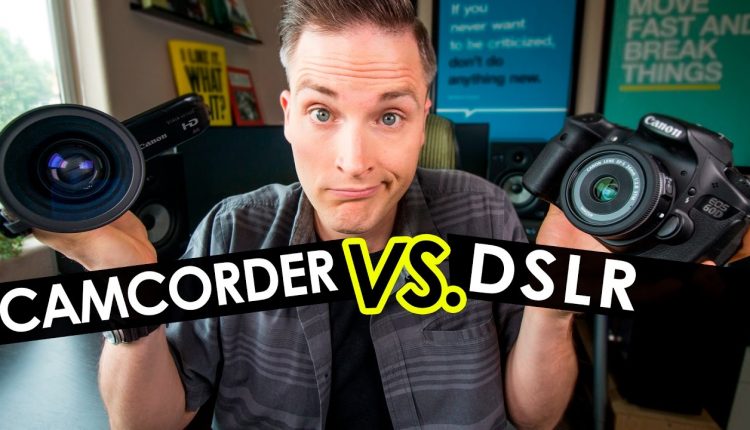 Camcorder VS. DSLR for Video, YouTube and Vlogging?