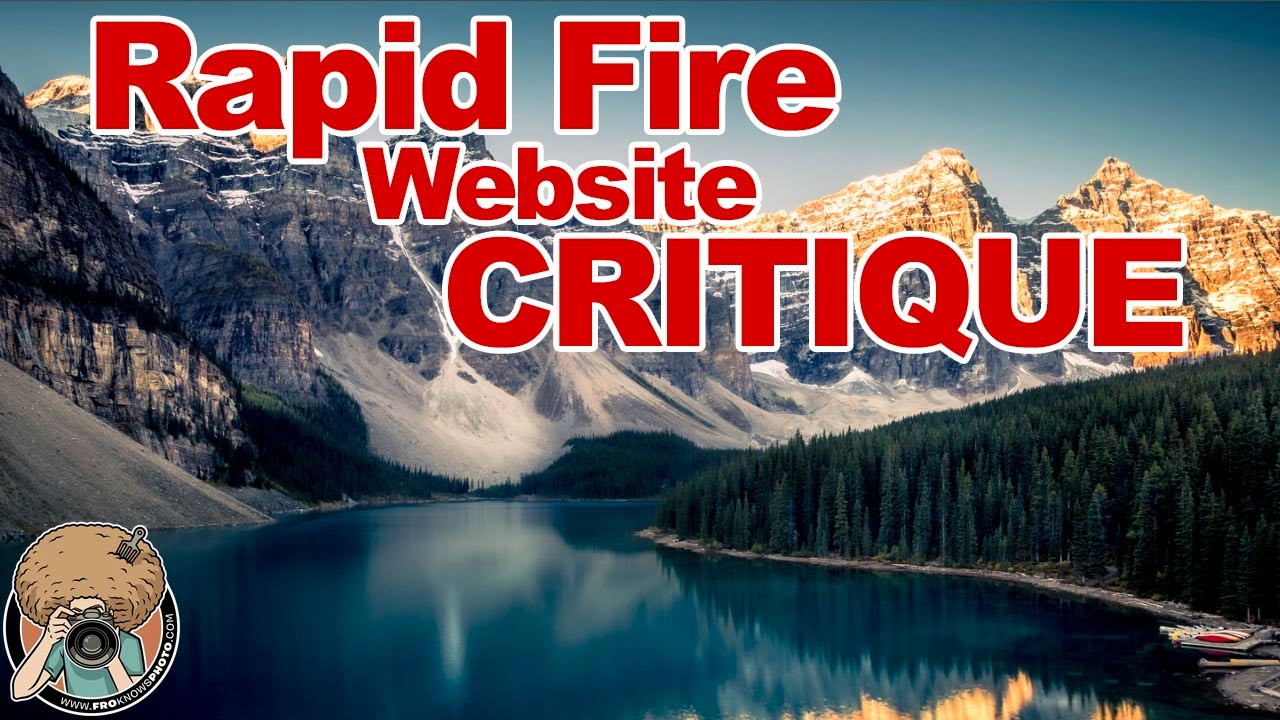 I HATE Dark "Background Colors" on Photography Websites, Agree or Disagree: Rapid Fire Critique