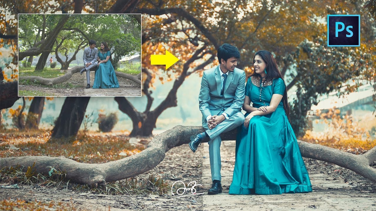 Photoshop cc Tutorial: How to edit pre wedding photography