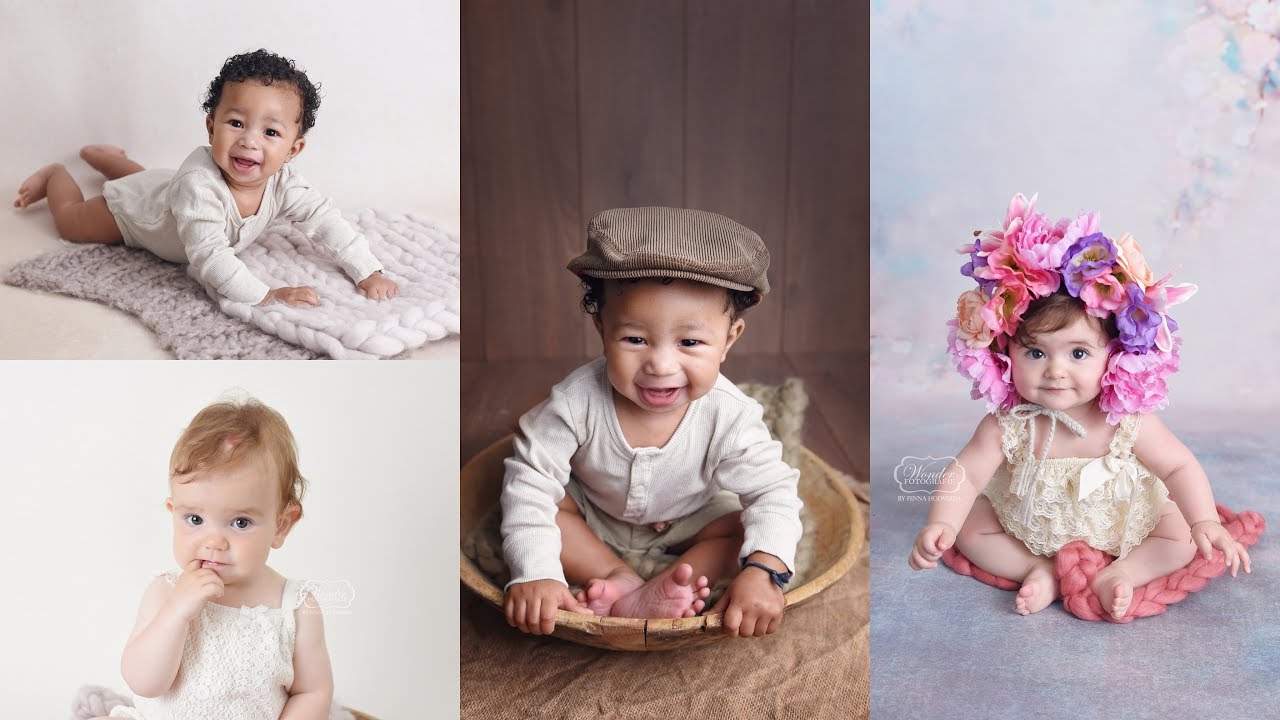 How to photograph a 6-9 month old baby (BTS sitter session/milestone photoshoot)