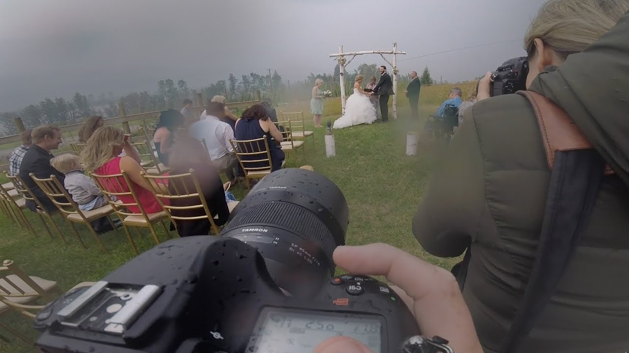 Wedding Photography Behind The Scenes (In the Rain)
