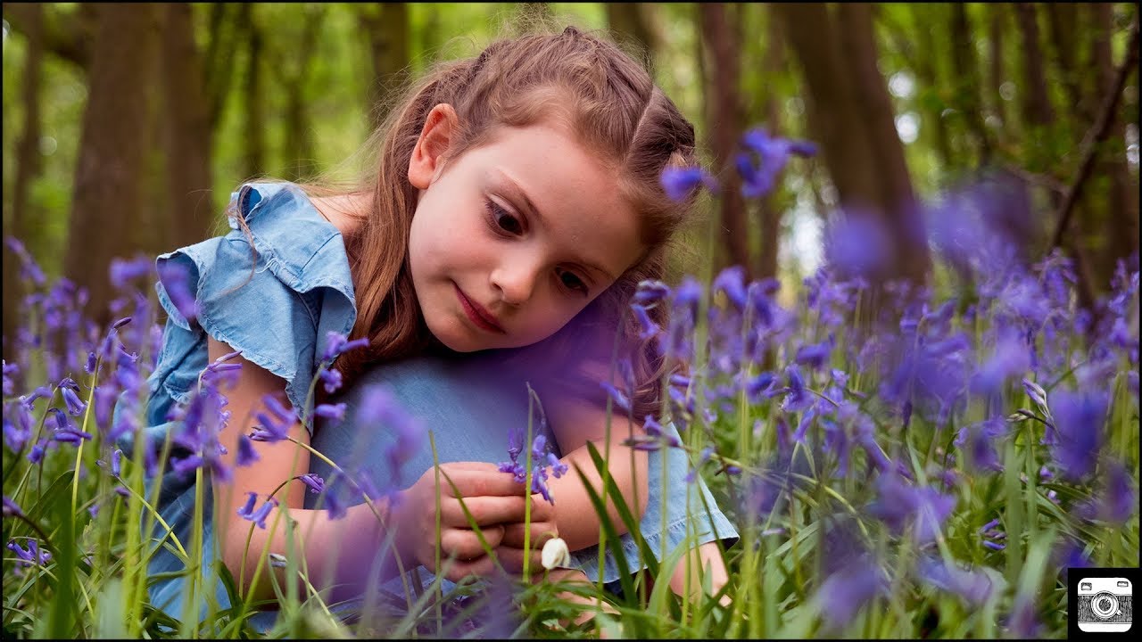 Children Portrait Idea - The Classic Bluebell Shot