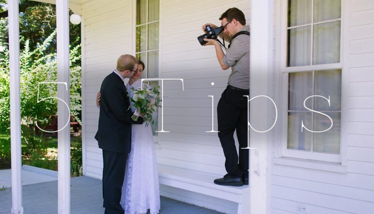 5 Tips For Wedding and Portrait Photographers