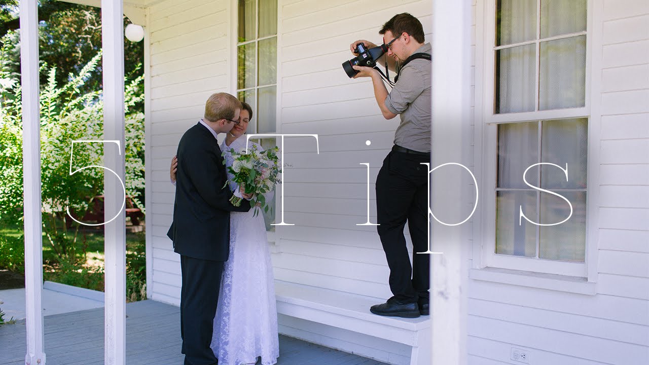 5 Tips For Wedding and Portrait Photographers