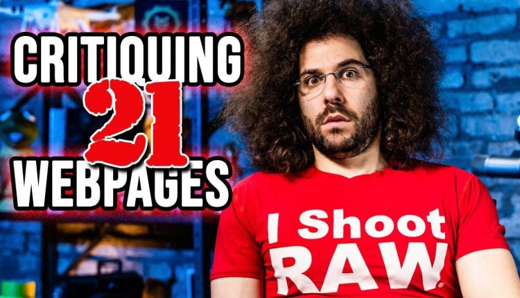 Critiquing 21 Photographers' Websites | GOOD, BAD & TERRIBLE!