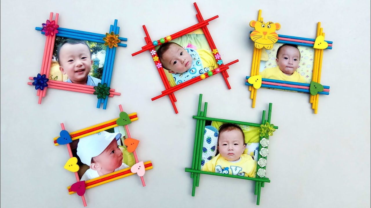 5 Cool and Easy Photo Frame Ideas | DIY School Projects
