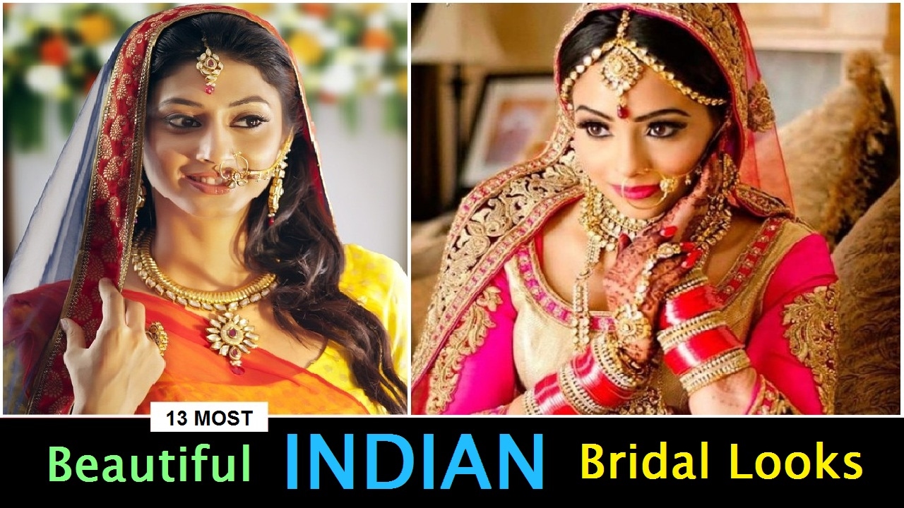 13 Most Beautiful Indian Bridal Looks 2017 || Bridal Makeup Looks