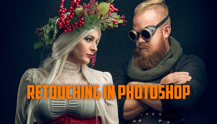 Retouching portrait in photoshop CC 2019