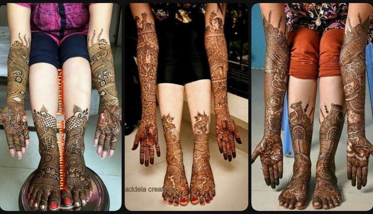 Stylish and New Indian Bridal Full Hands and Foot Mehndi Designs 2019