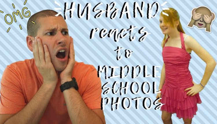 HUSBAND Reacts To My Middle School Photos!