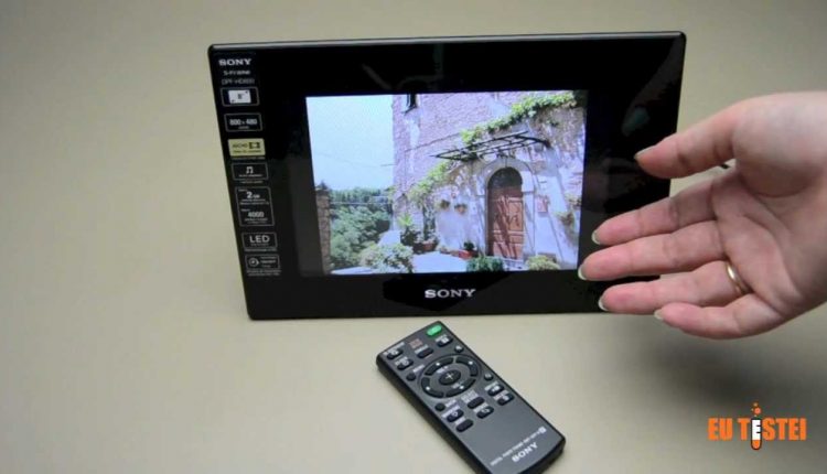 Porta-retrato digital Sony DPF-HD800 - Resenha Brasil