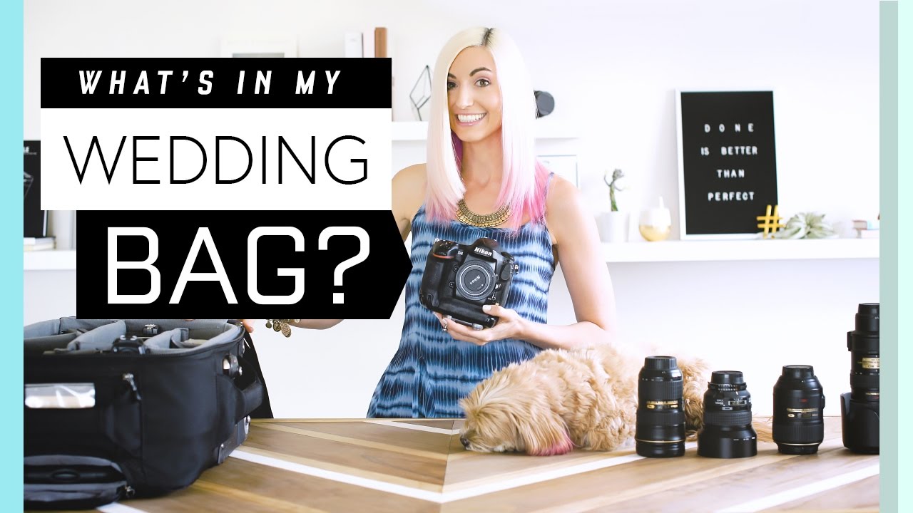 What’s in my Camera Bag for Wedding Photography? || My photo equipment!