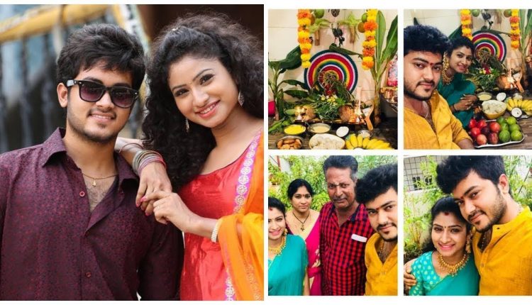 Abishekam serial Actor vishnupriya& siddharth Real life family unseen photos