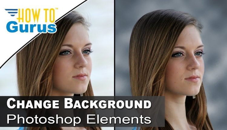 How To Change to Studio Photography Design Background in Photoshop Elements 2018 15 14 13 Tutorial