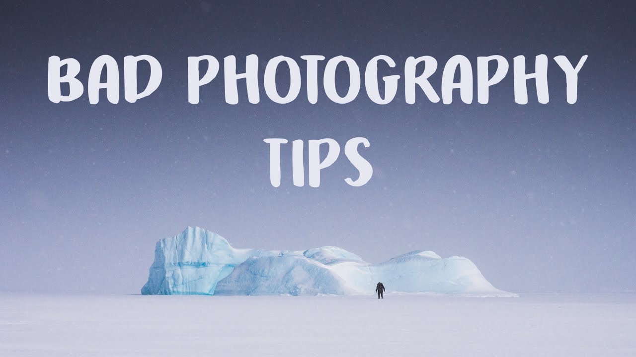 9 Photography Tips you should IGNORE!