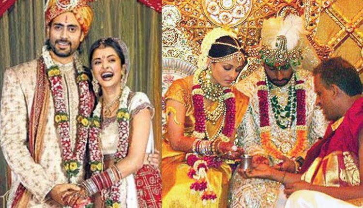 Aishwarya Rai and Abhishek Bachchan Wedding Photos | Bollywood Gallery