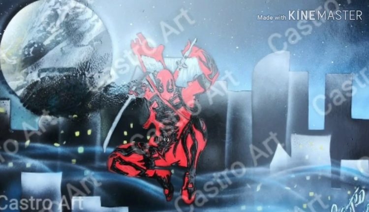 Spray Paint Art & other Art media, Photos Converted into a Video