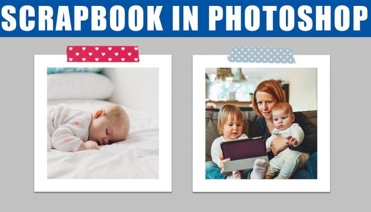 how-to-make-a-scrapbook-photo-album-design-in-photoshop-photoshop