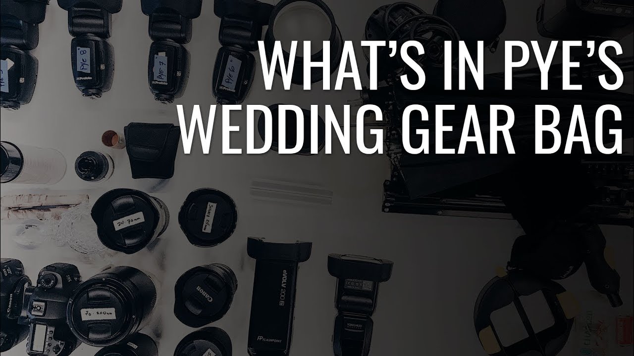 2018 Wedding Photography Gear Bag ... YOU DON'T NEED ALL OF THIS!