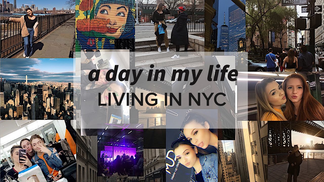 a day in my life! makeup school, photo shoot, and IMATS NY